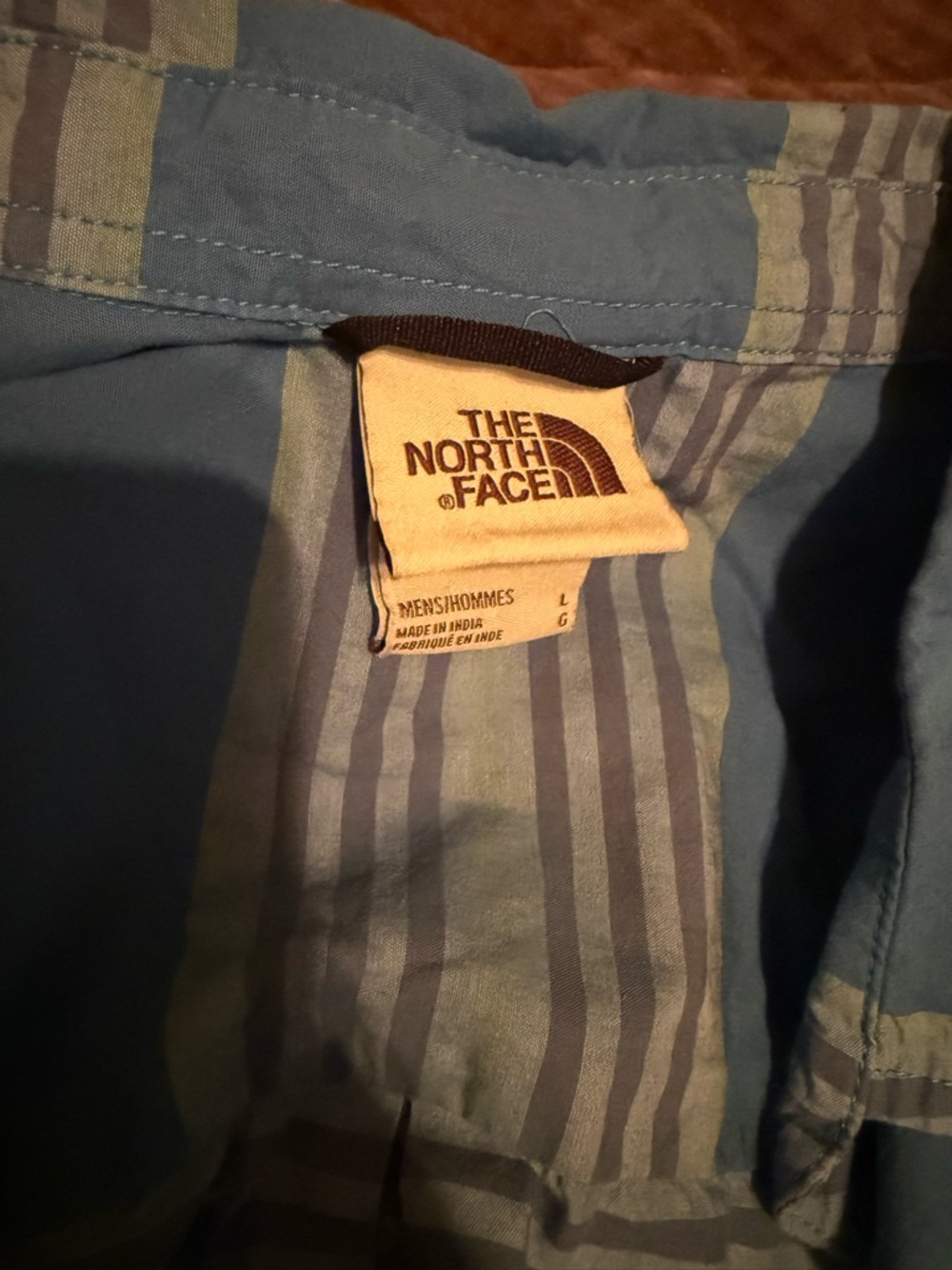 The North Face Blue Striped Button-Up Shirt